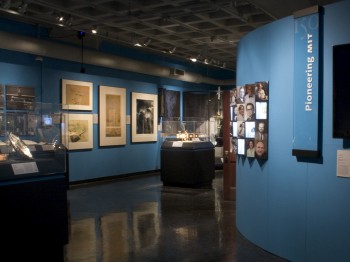 Gallery in the MIT museum.