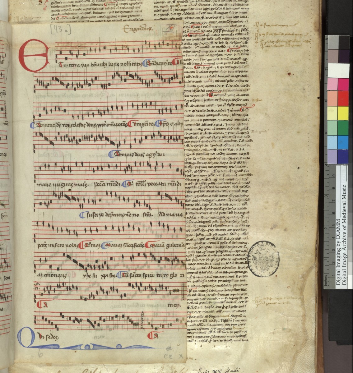 Padua, Biblioteca Universitaria. MS 1475, Folio 6r.