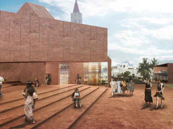 Ghana National Museum on Slavery, Cape Coast, Africa. 2015. Courtesy of Adjaye and Associates.