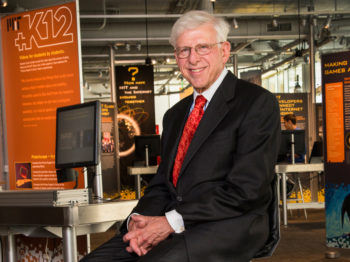 Mark Epstein in the MIT Museum. Credit L. Barry Hetherington.