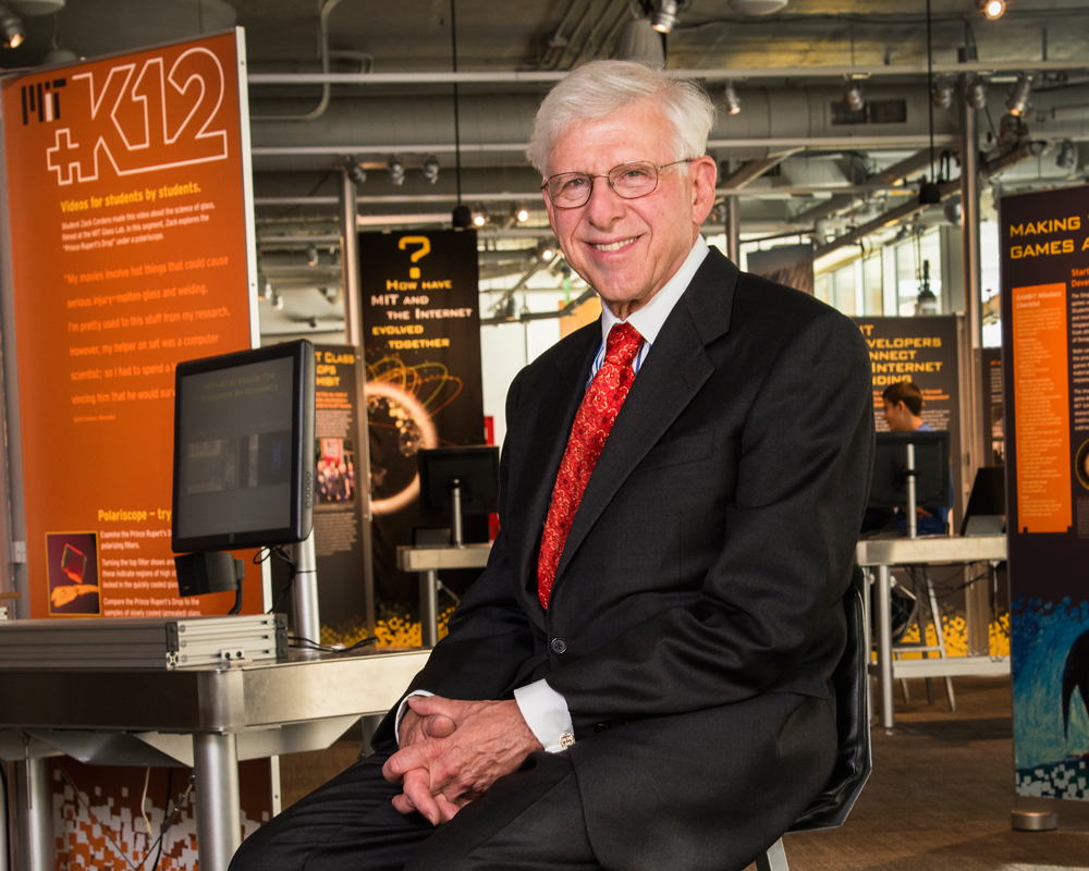 Mark Epstein in the MIT Museum. Credit L. Barry Hetherington.