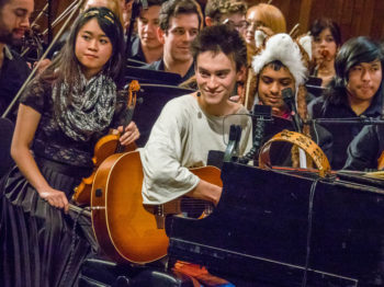 Jacob Collier. "Imagination Off the Charts," MIT, 2016. Photo: L. Barry Hetherington.