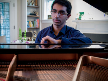 Man sitting at piano