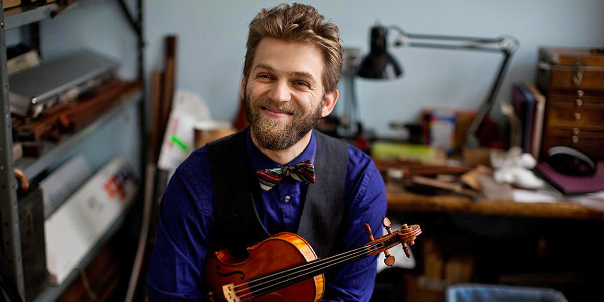 Johnny Gandelsman, 2013. Photo: Demetrius Freeman. Image courtesy of The New York Times.